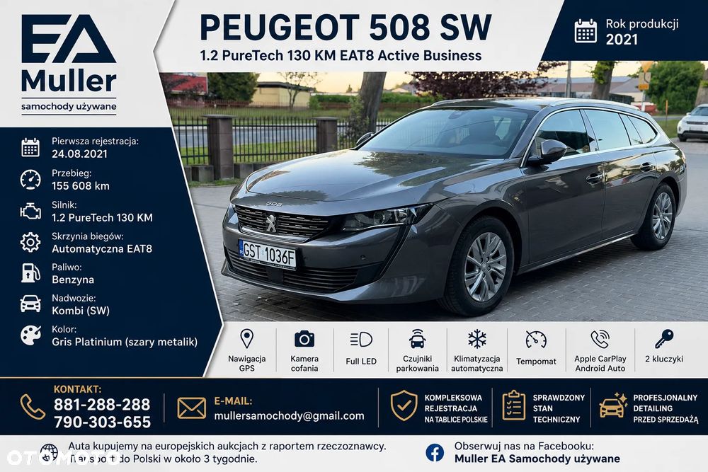 Peugeot 508 1.2 PureTech Active Pack S&S EAT8 - 1
