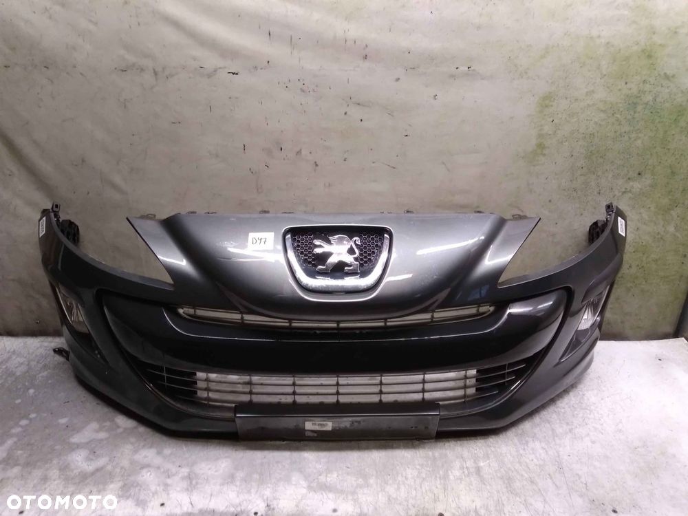 @ ZDERZAK PRZÓD PRZEDNI DO PEUGEOT 308 HALOGENY KTH SZARY GRAFITOWY - 1