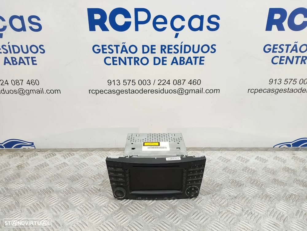 Auto Radio Ecrã GPS Mercedes Benz Class E W211 A2118204497001 2002 a 2009 - 4