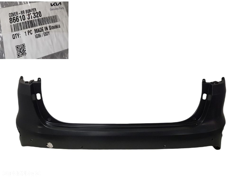 NOWY FABRYCZNY ORYGINALNY ZDERZAK KIA CEED III 3 SW KOMBI 18-21 TYŁ TYLNY  4XPDC 86610J7320 - 1