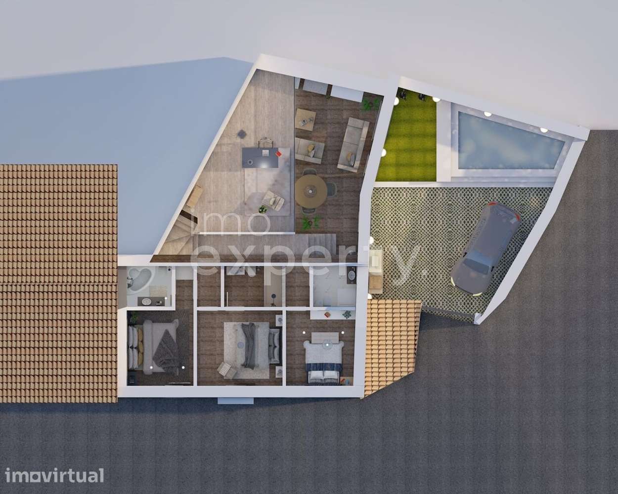 Moradia T3 em ruína com projeto remodelação na Atalaia, Lourinhã - Grande imagem: 4/17