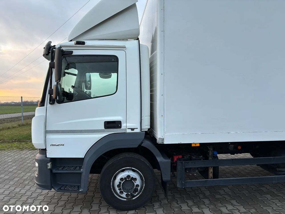 Mercedes-Benz ATEGO 1524  EURO 6 (1527, 1530) kontener z windą , kabina przeedłużana  z łóżkiem składanym - 7