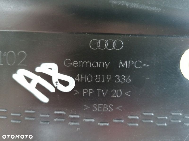 PODSZYBIE RYNNA AUDI A8 4H0819336 4H0819335 - 6