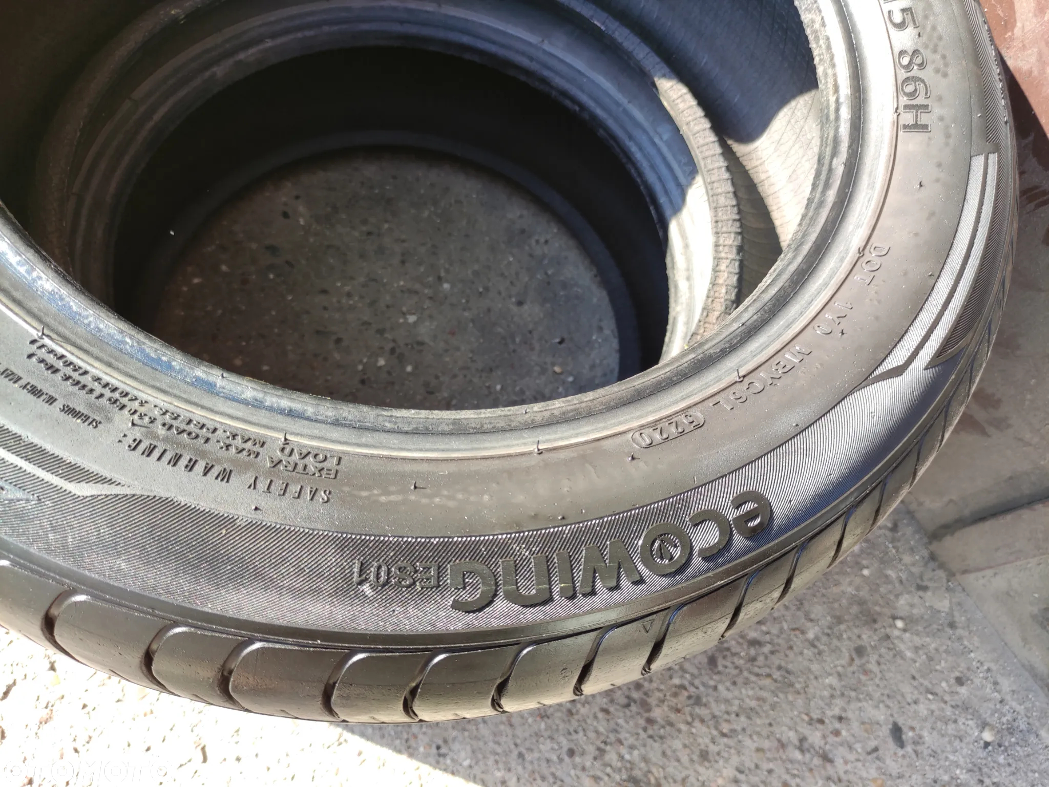 185/55R15 Opony Letnie Lato Kumho ecowing ES01 FULDA EcoControl HP Legnica ALU-RAD J.NOWE jak 195/50 7mm - 6