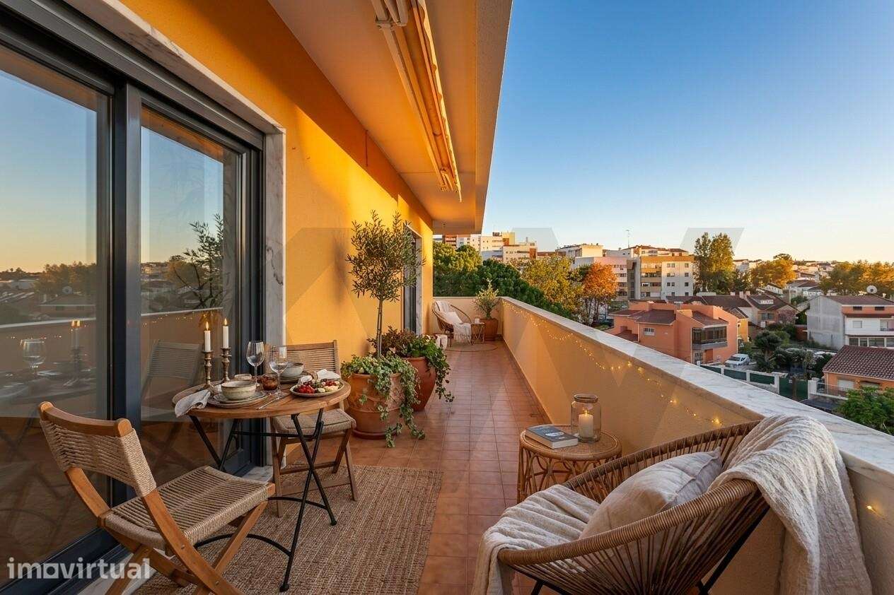 T4 com Vista Mar, Varandas e Box Tripla – Penedo, Cascais