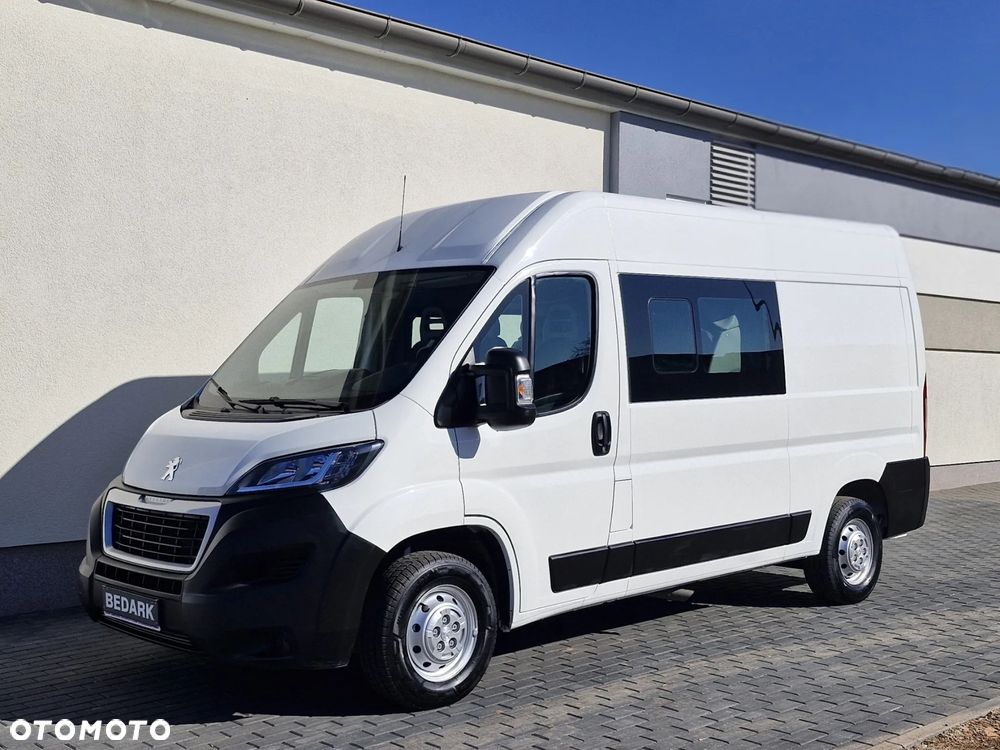 Peugeot Boxer, 2021 IX, L2H2, DOKA, 7 miejsc, BRYGADÓWKA, tempomat, klima - 3