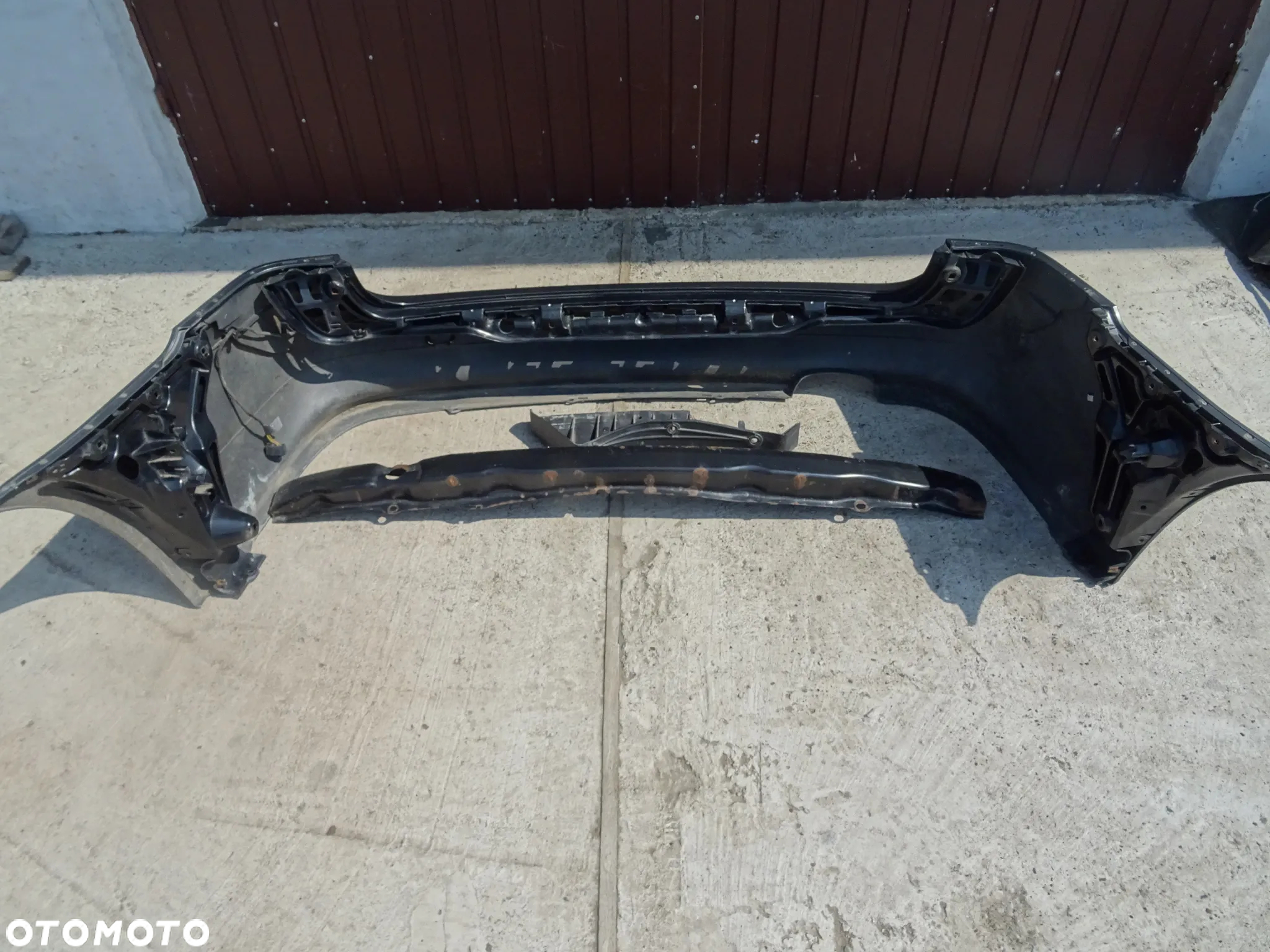 BMW E61 TITANGRAU II ZDERZAK TYŁ TYLNY KOMPLETNY PDC BELKA ŚLIZGI - 10