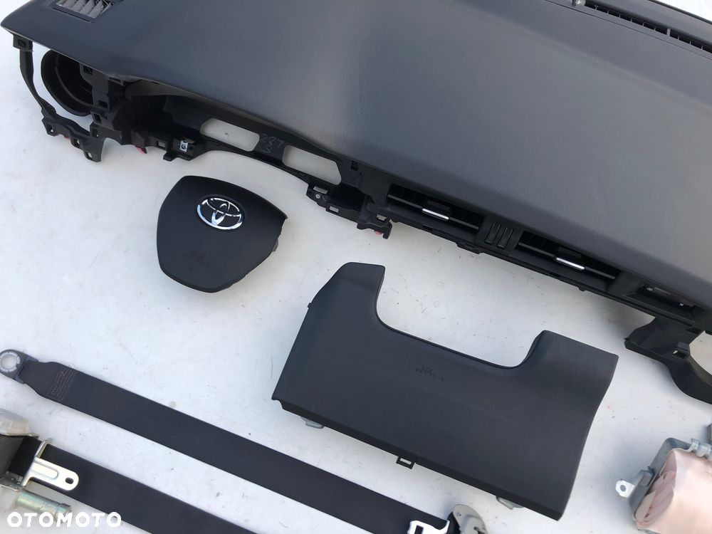 TOYOTA AURIS II 2 COROLLA E16 DESKA KONSOLA KOKPIT PULPIT PÓŁKA PARAPET AIRBAG PASY PAS Mix - 5