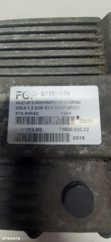 STEROWNIK SILNIKA FGP 51784559 -LANCIA MUSA 1,3 - 2