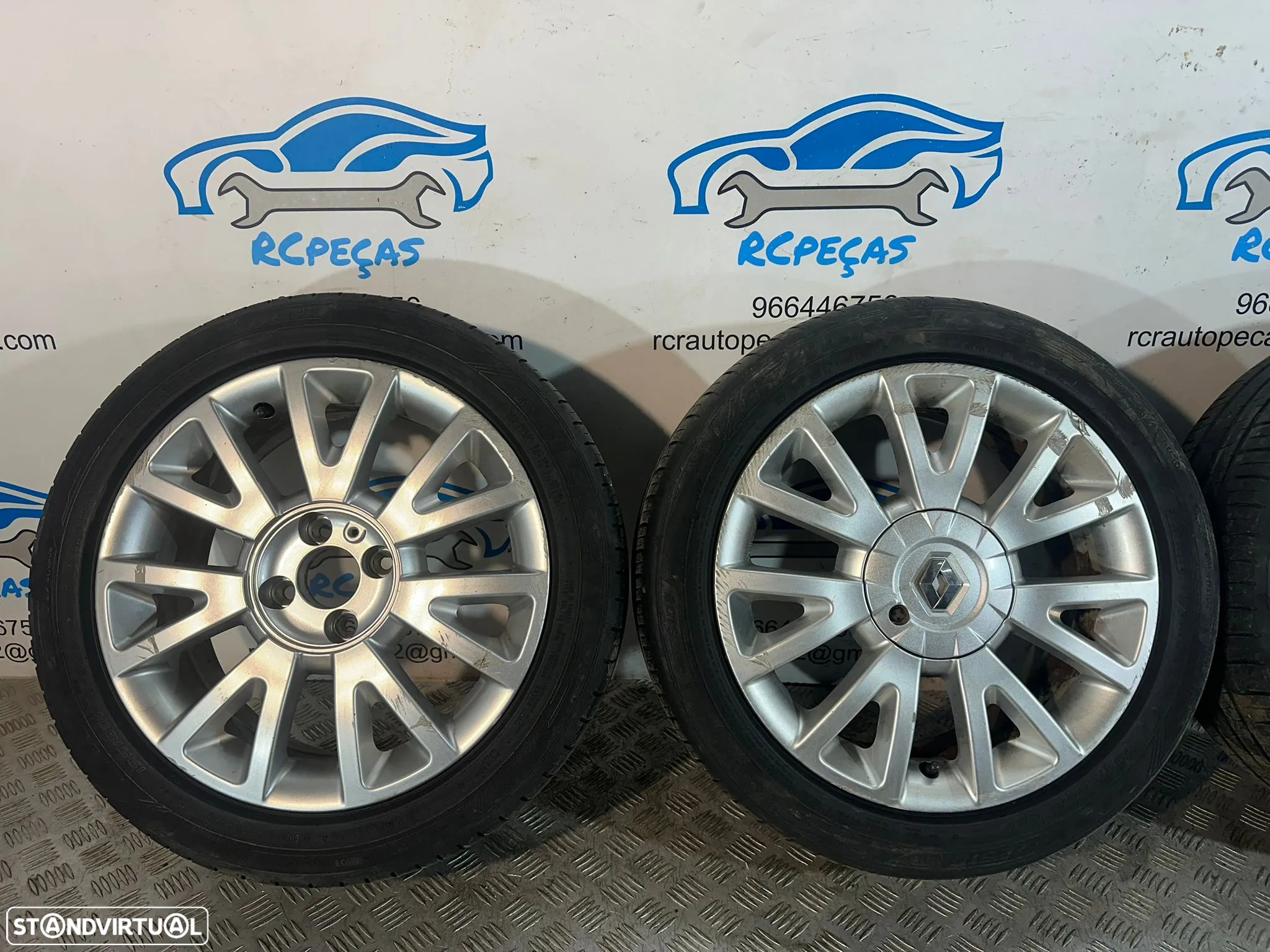 .Conjunto Jantes 16 Canasta Renault Clio 3 MK3 ET43 6.5J 4x100 8201075834 - 6