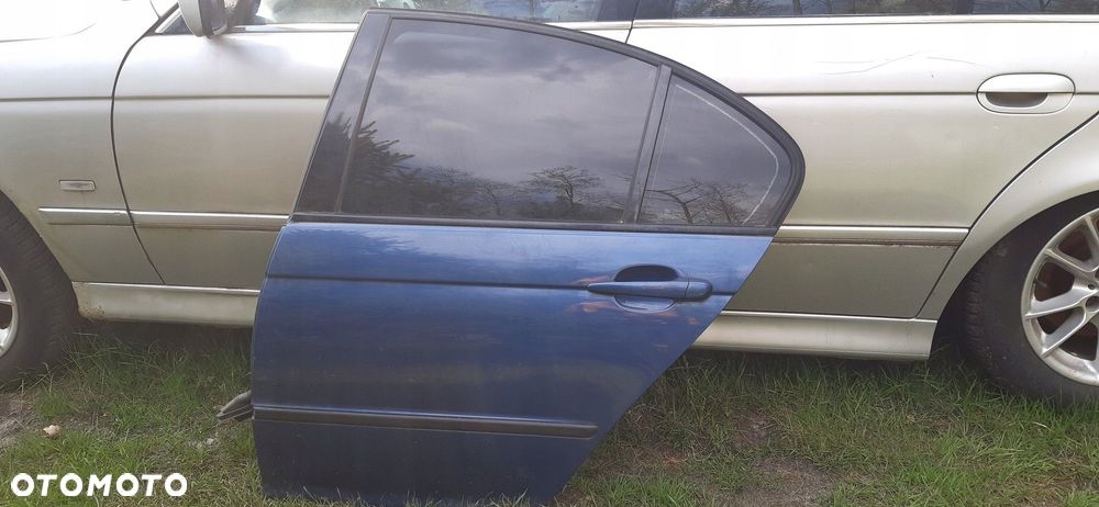 BMW E46 SEDAN DRZWI LEWY TYŁ LEWE TYLNE - 10