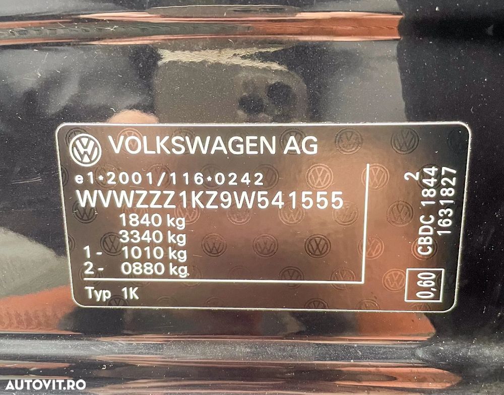 Volkswagen Golf 2.0 TDI DPF Comfortline 119 g - 15