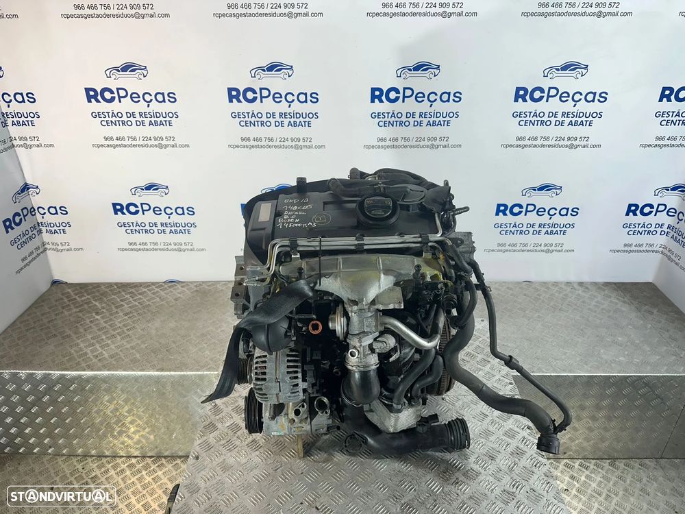 .Motor Completo VW Volkswagen Audi Seat Skoda BKD 2.0 TDi 16v 140cv Bosch Cabeça Colaça B 2007 - 2015 - 1