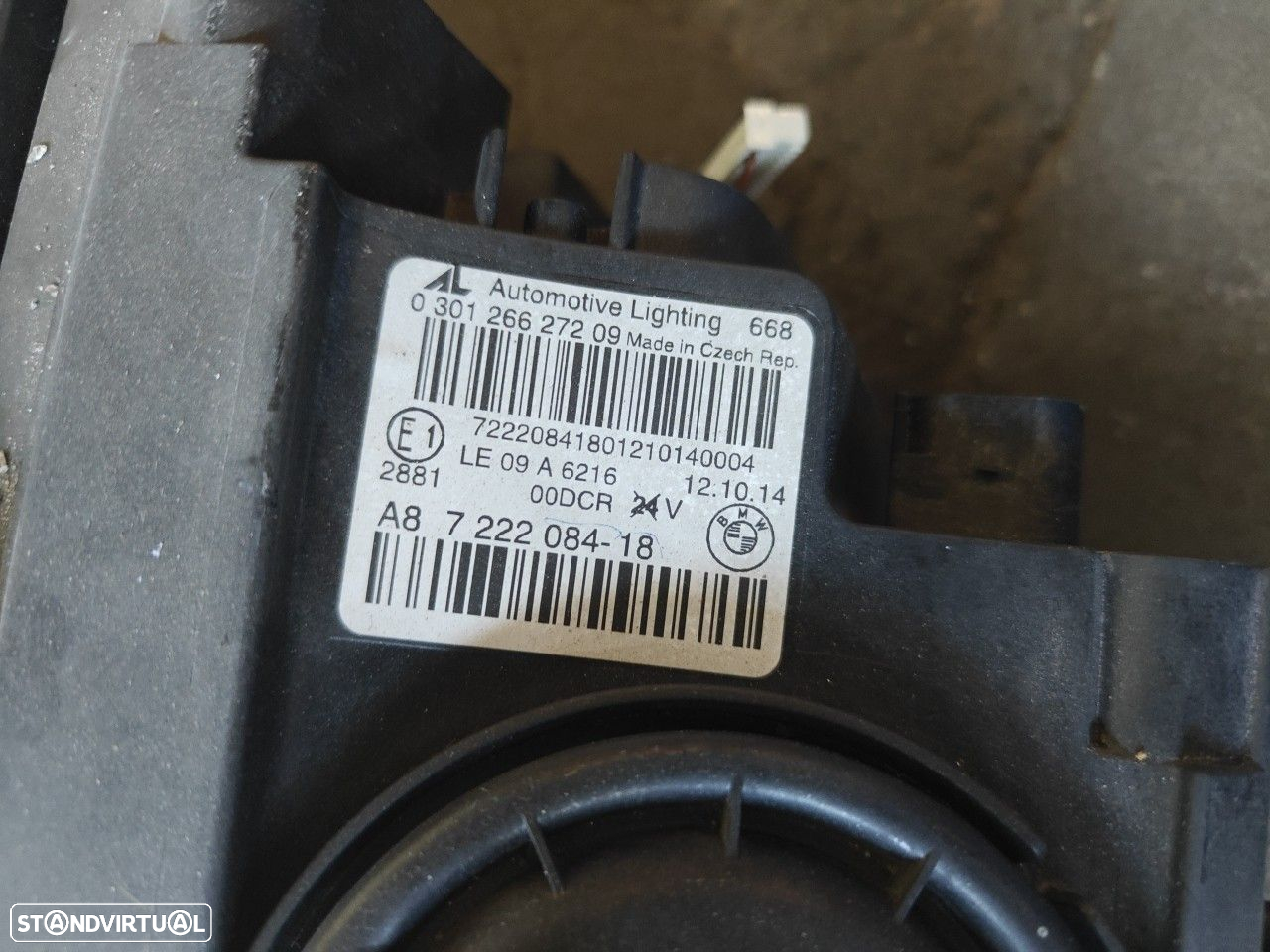 Farol Frente Direito / Otica Direita Bmw 6 Cabriolet (F12)  A8 7222084 - 4