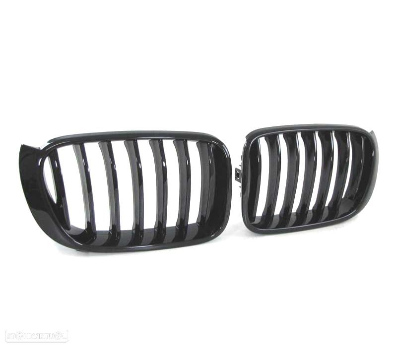 GRELHA BMW X3 F25 LCI 14-18 X4 F26 14- LOOK M PERFORMANCE PRETO BRILHANTE - 4