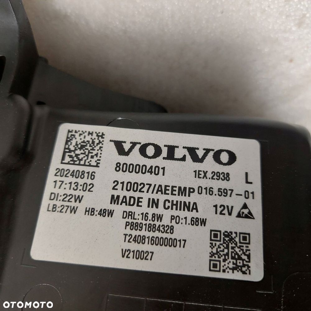 volvo ex30 full led komplet lamp przednich 80000401/ 80000628 - 7