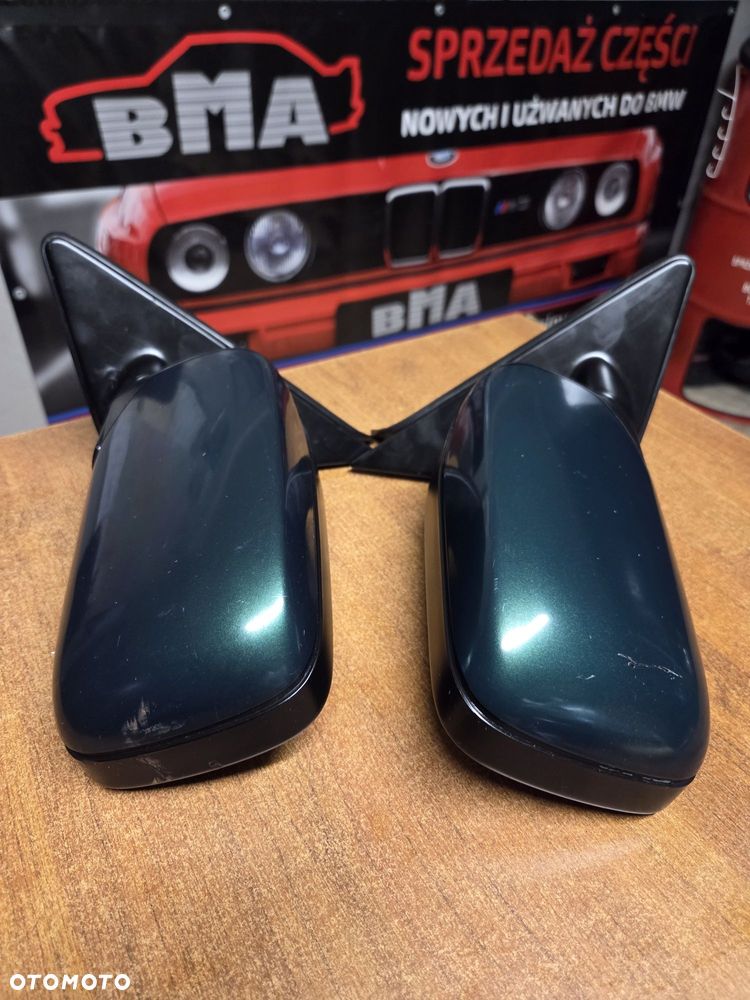 BMW E36 Lusterko Lusterka Prawe Lewe Farngruen Komplet Ładny Stan - 1