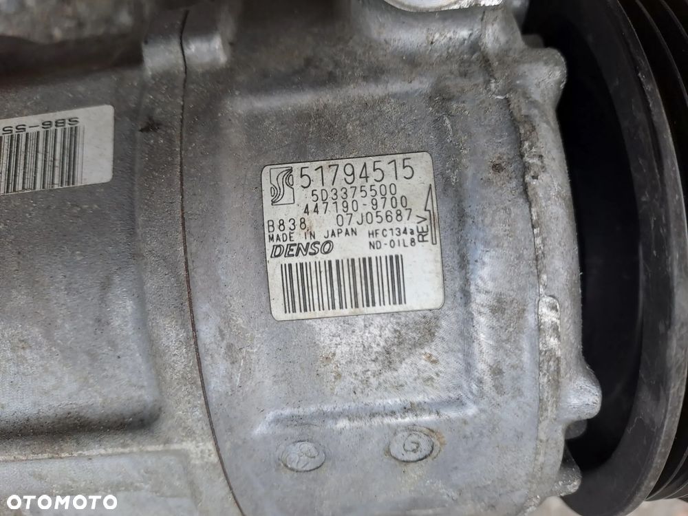 Fiat Bravo II 1.4 T.Jet kompresor klimatyzacji 447190-9700  51794515 - 2