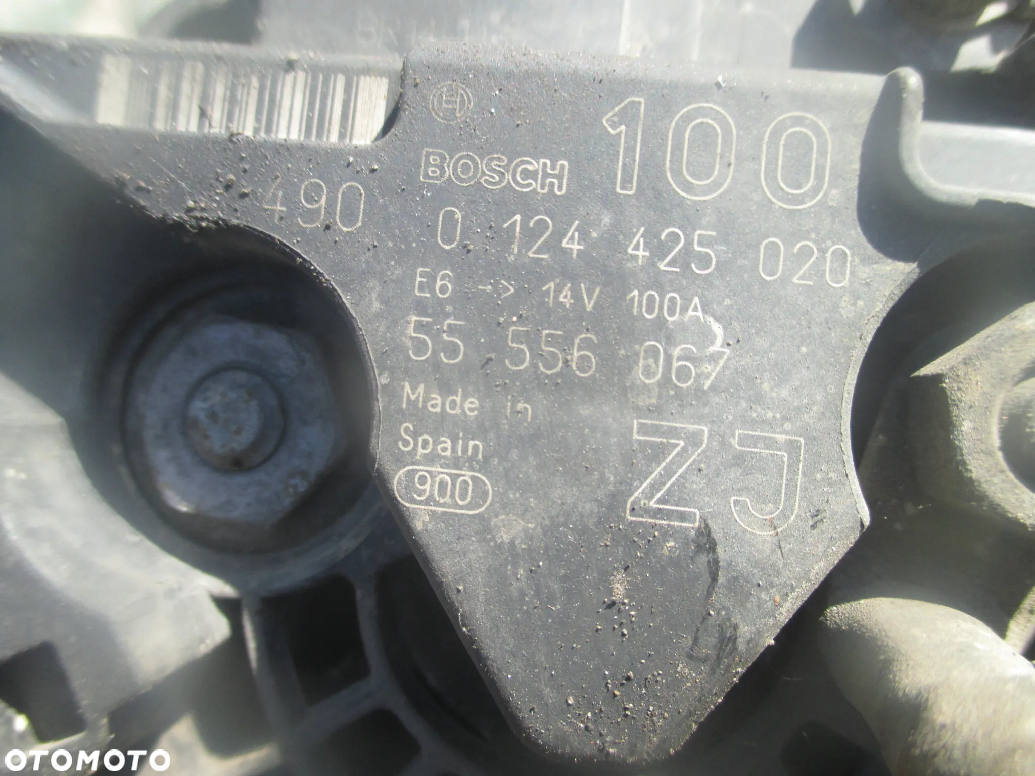 alternator Opel Astra 3 H Zafira B 1.6 0124425020 55556067 - 5
