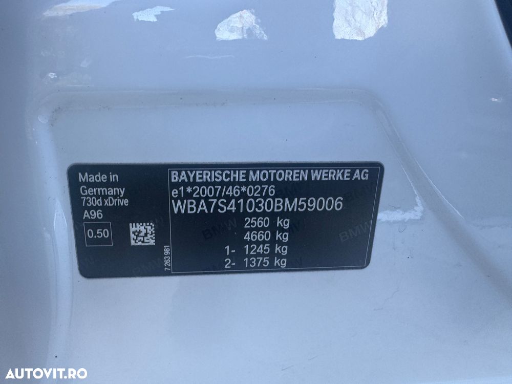 BMW Seria 7 730d xDrive - 39