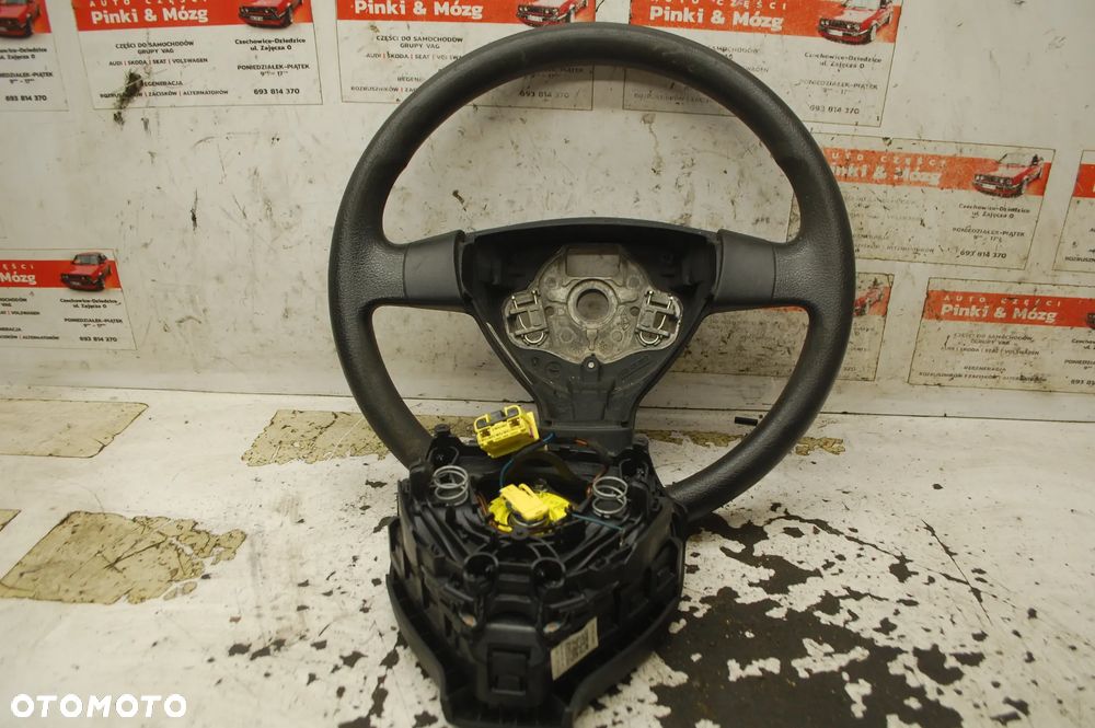 KIEROWNICA + PODUSZKA AIRBAG 6Q0419091T 6Q0880201AC VW POLO IV 9N3 LIFT - 2