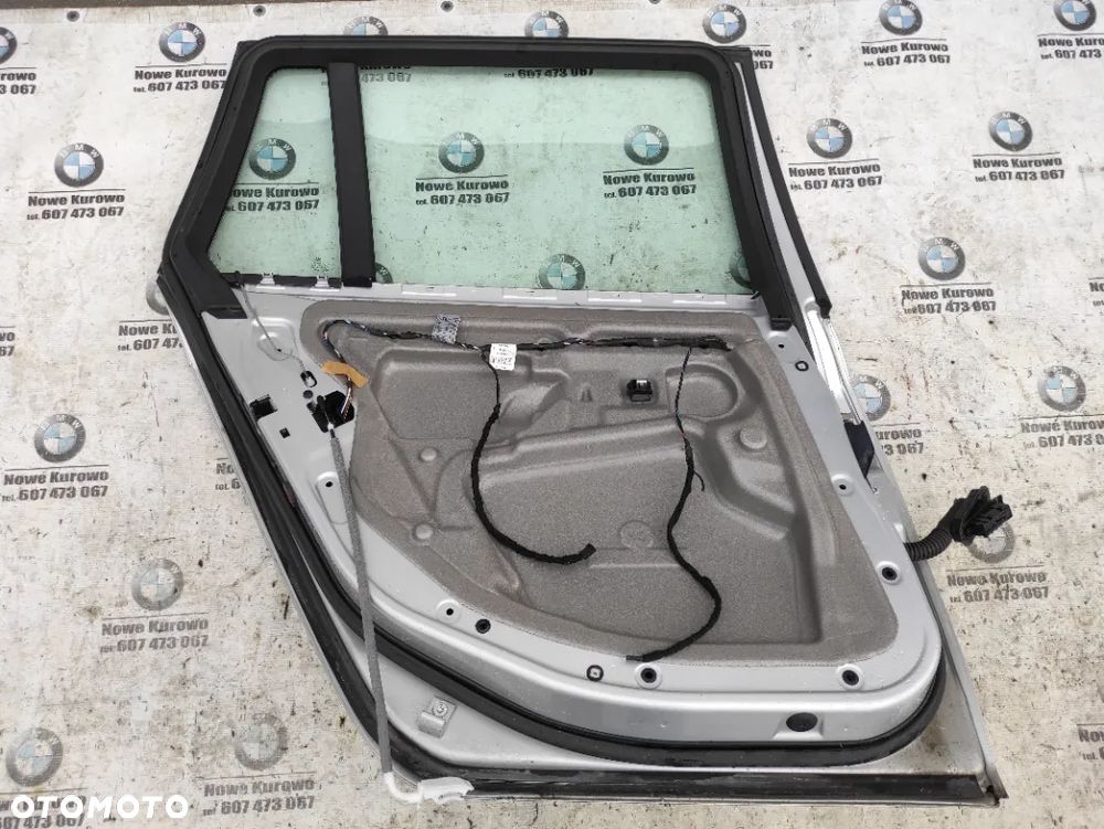 BMW E61 Drzwi Lewe tylne tył Titansilber 354 w kolor - 7