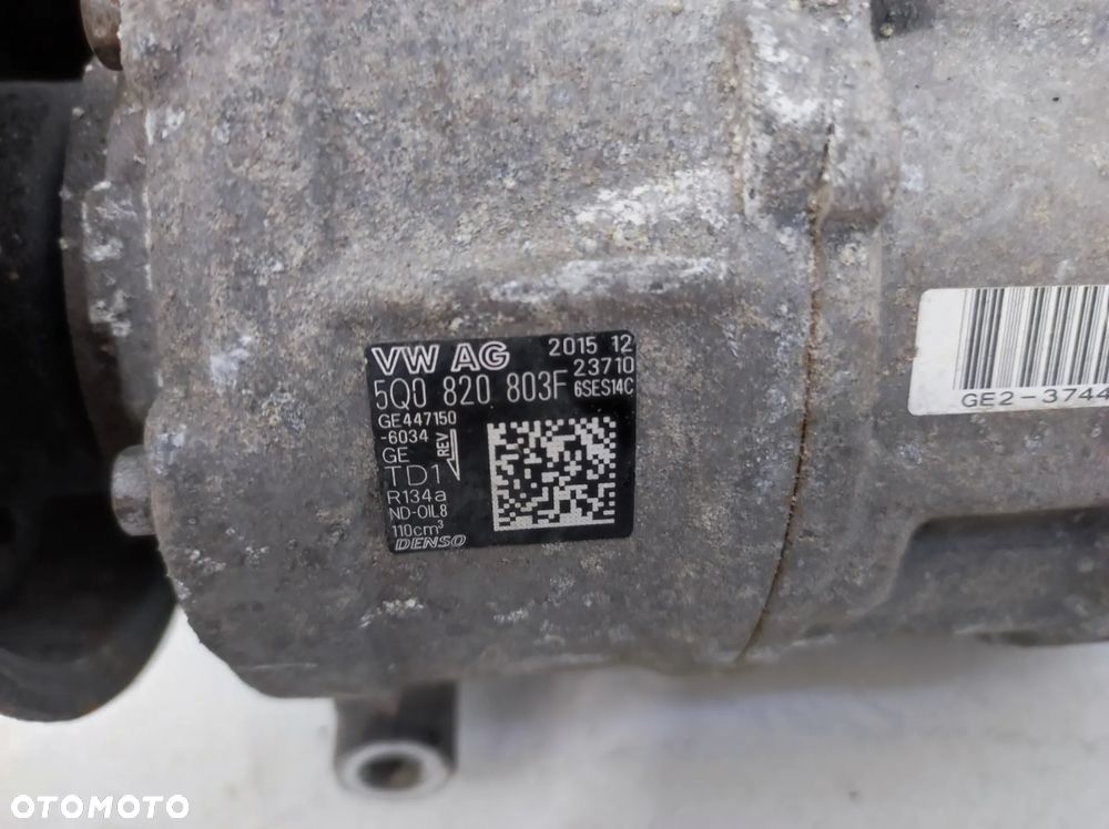 SPRĘŻARKA KOMPRESOR KLIMATYZACJI VW PASSAT B8 2.0 TDI - 7