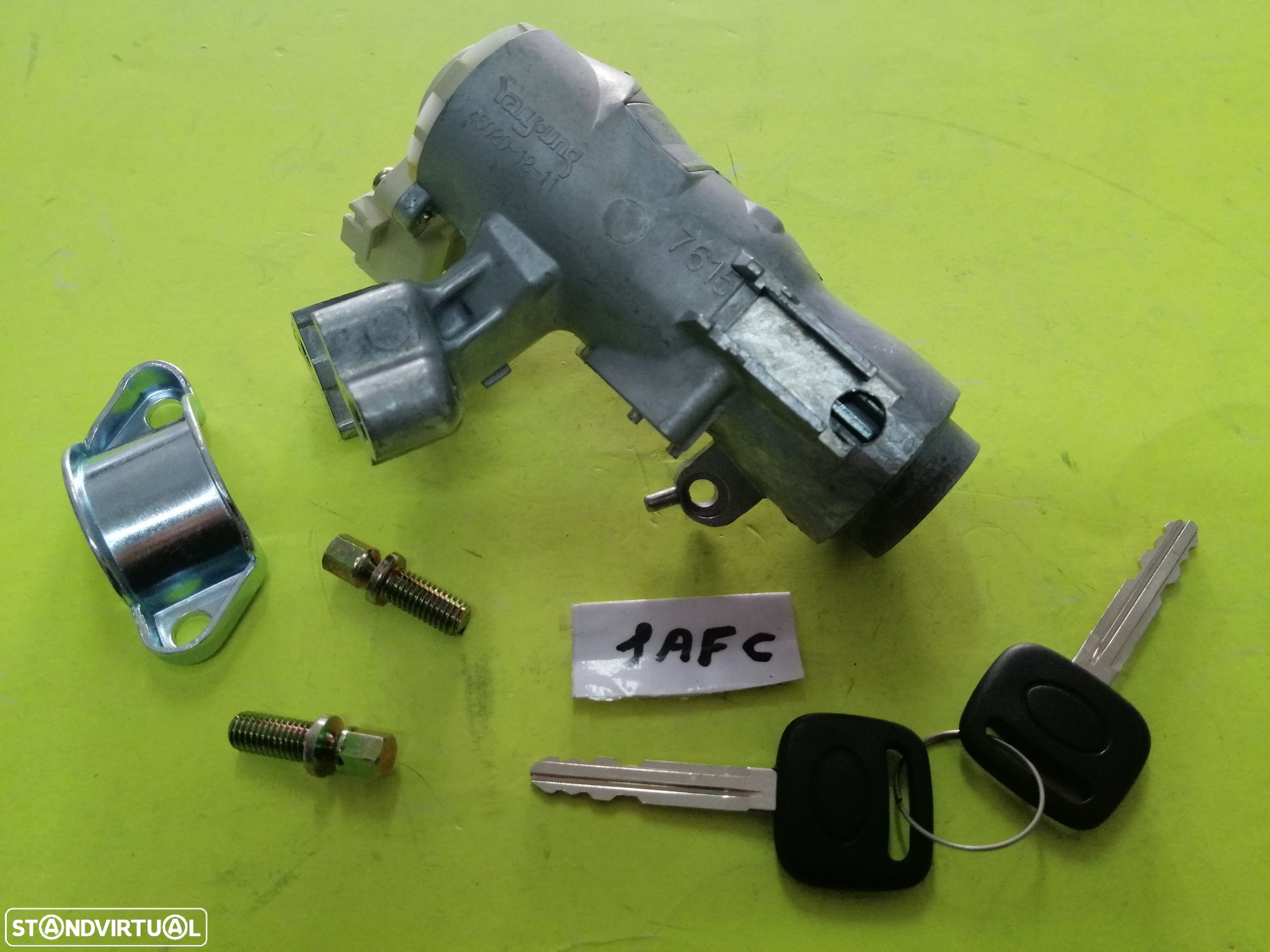 Canhão de ignição completo com chaves Toyota Corolla E11 RAV4 Hilux 97-- - 1