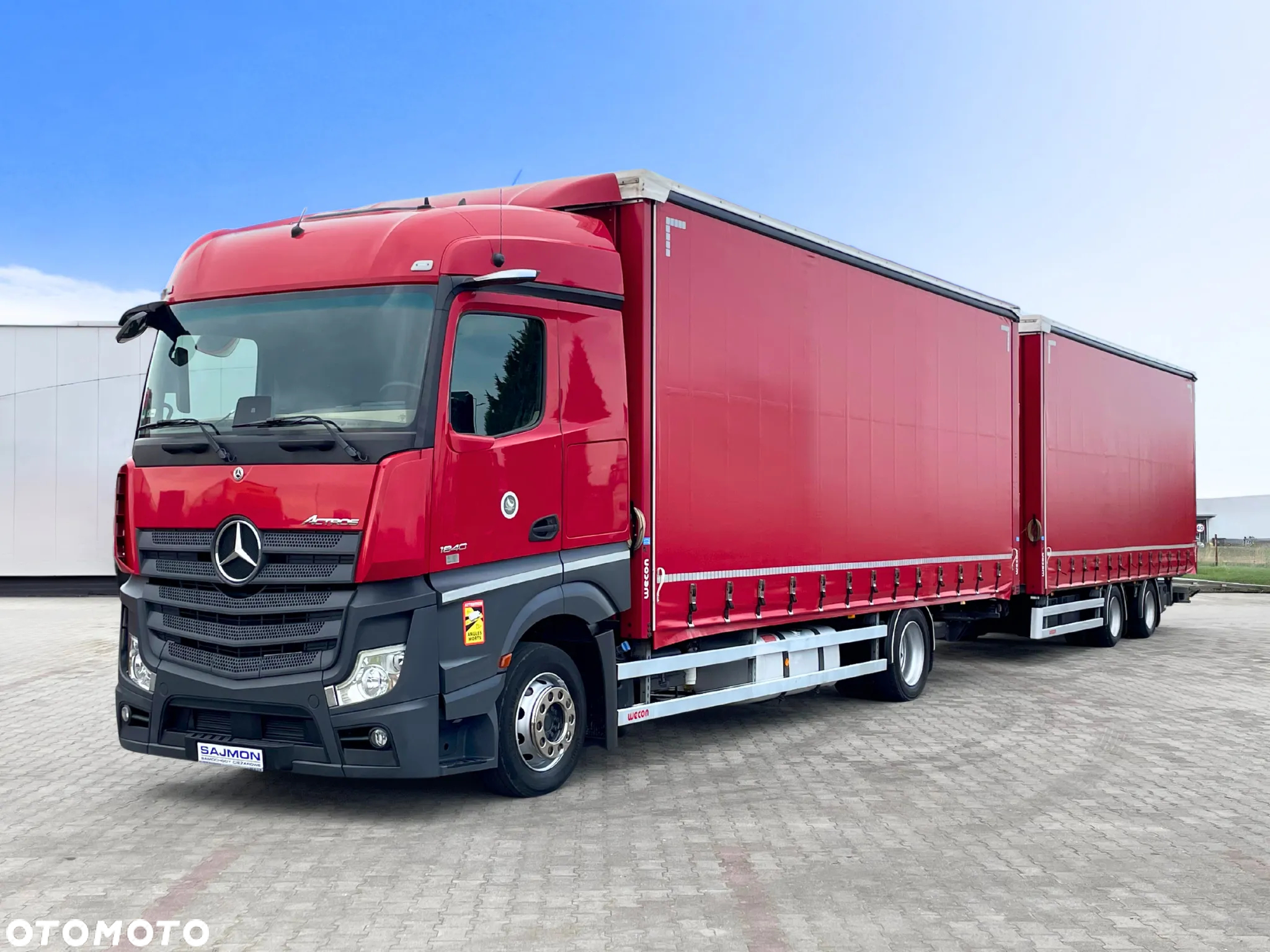 Mercedes-Benz ACTROS 1840 / ZESTAW TANDEM 120 M3 / MIRROR CAM / 7,75 M + 7,75 M / SALON PL - 2