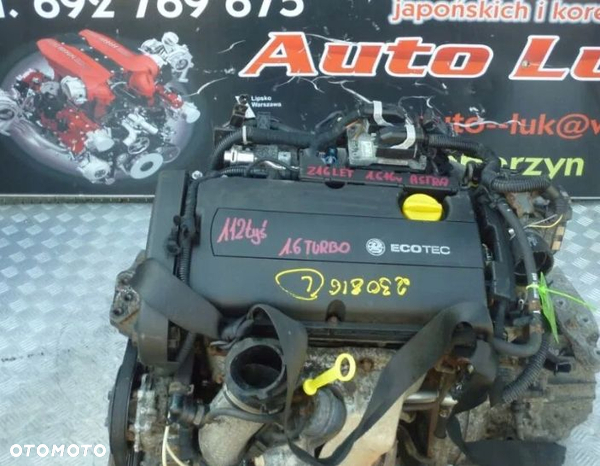 SILNIK KOMPLETNY OPEL ASTRA 1.6 TURBO Z16LET 112 TYS