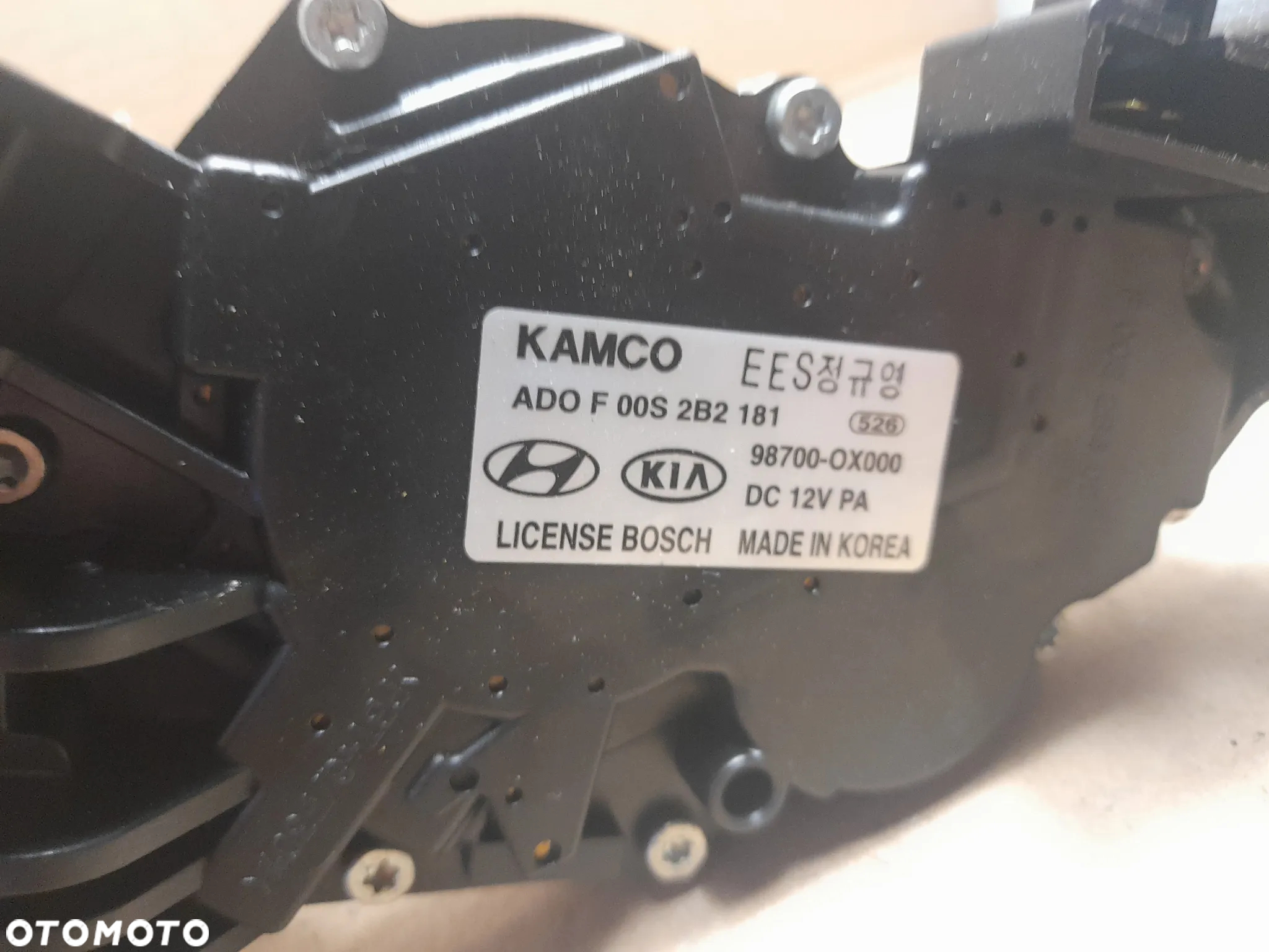 SILNICZEK WYCIERACZKI TYŁ HYUNDAI I10 nr 98700-0X000 98700-OX000 - 2
