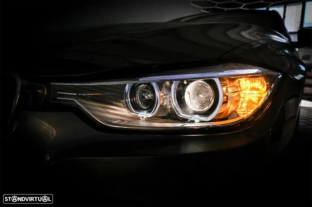 Faróis Bmw Série 3 F30 F31 (2011 a 2018) Look Xenon - 10