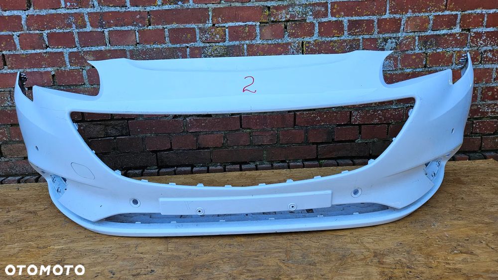 Opel Corsa E 2014- Zderzak przód Zderzak przedni 39003567 ORYGNIAŁ nie naprawiany nie spawany - 2