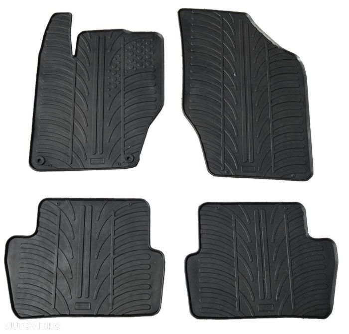 Set covorase auto din cauciuc Citroen C4 5usi 2010-12.2020, Citroen DS4 2011-2015, Gledring, 4 buc. - 1