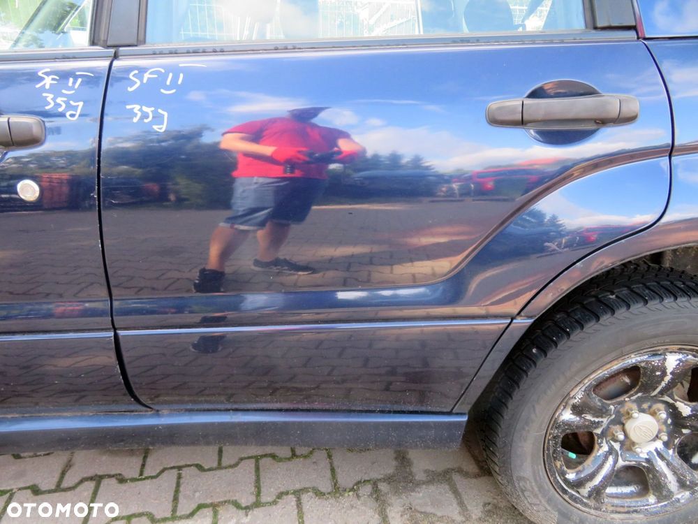DRZWI TYLNE LEWE FORESTER II SG LIFT 35J  GRANATOWY SUBARU 2006-2008 - 3