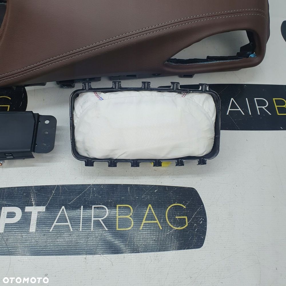 CHRYSLER PACYFICA PACYFIKA DESKA ROZDZIELCZA SKÓRA BRĄZ KONSOLA KOKPIT PULPIT PODUSZKI AIRBAG AIR BAG PASY KIT SET - 11