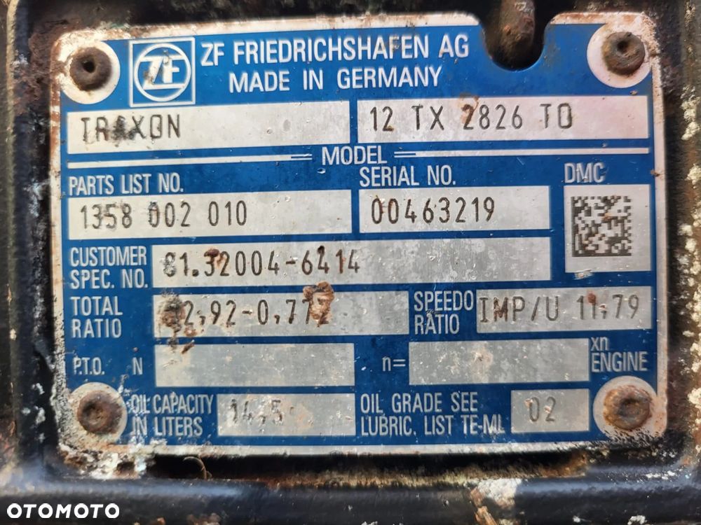 Skrzynia biegów TRAXON 12 TX 2826 - 1