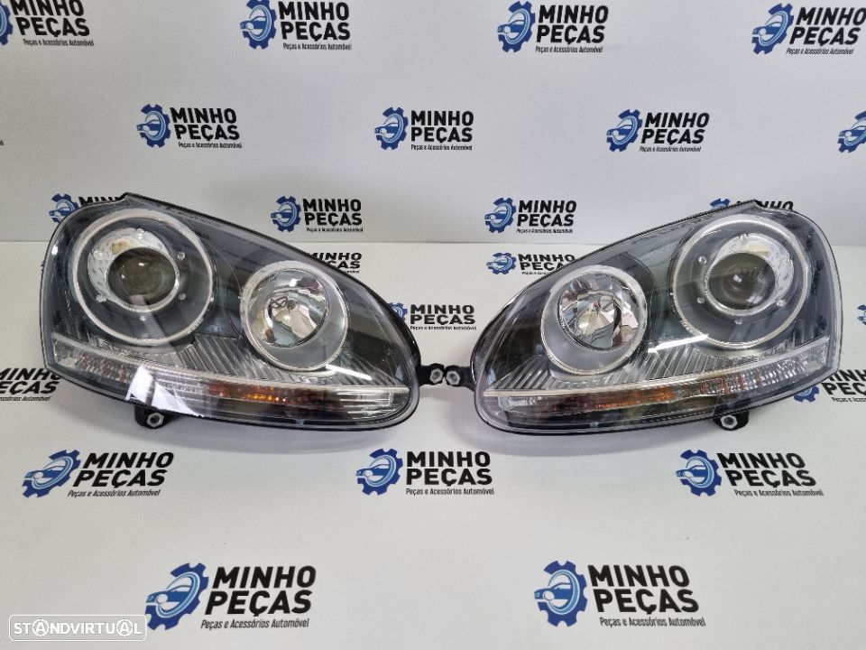 Faróis VW Golf 5 V (R32) Look Xénon - 1