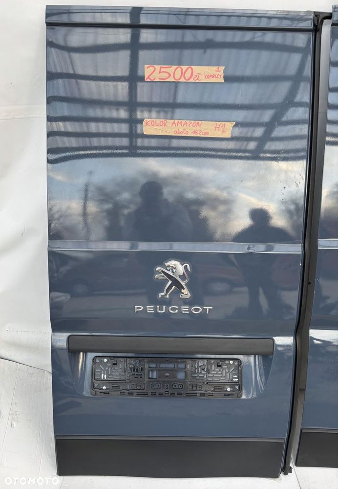 DUCATO BOXER JUMPER 19- DRZWI NISKIE TYŁ PRAWE LEWE H1 KOLOR SZARY AMAZON - 2