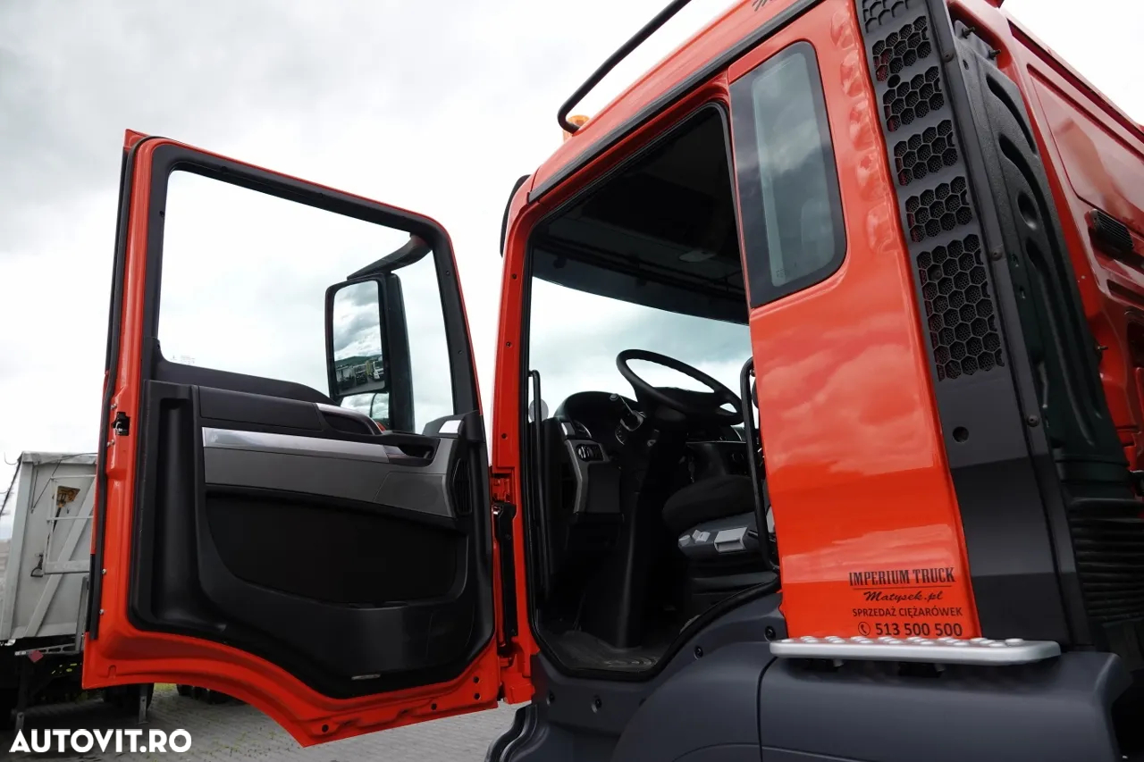MAN TGS 35.400 / 8X4 / BASCULĂ 2 LATURĂ / HYDROBURT / BORDMATIC / EURO 5 - 27