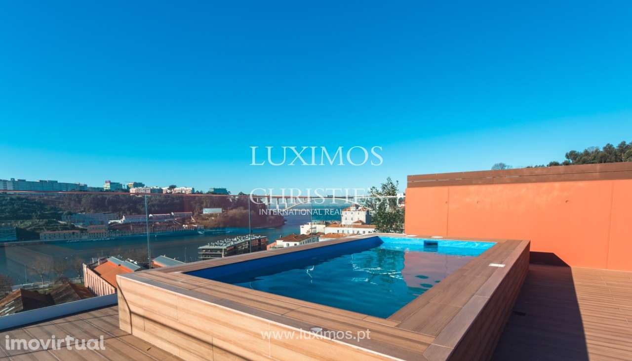 5.º Porto | Cobertura com piscina privativa e vistas rio, Porto - Grande imagem: 2/25