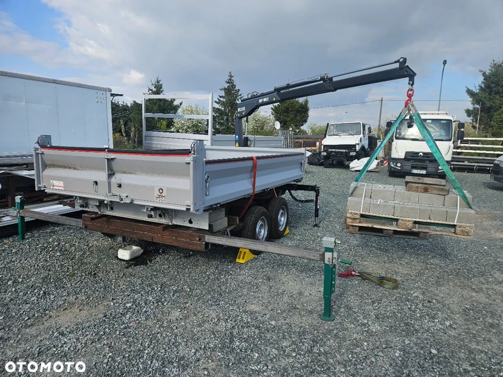 Inny JOB-35 wywrotka 3,3m+ żuraw HDS 3,2m/1,8t
