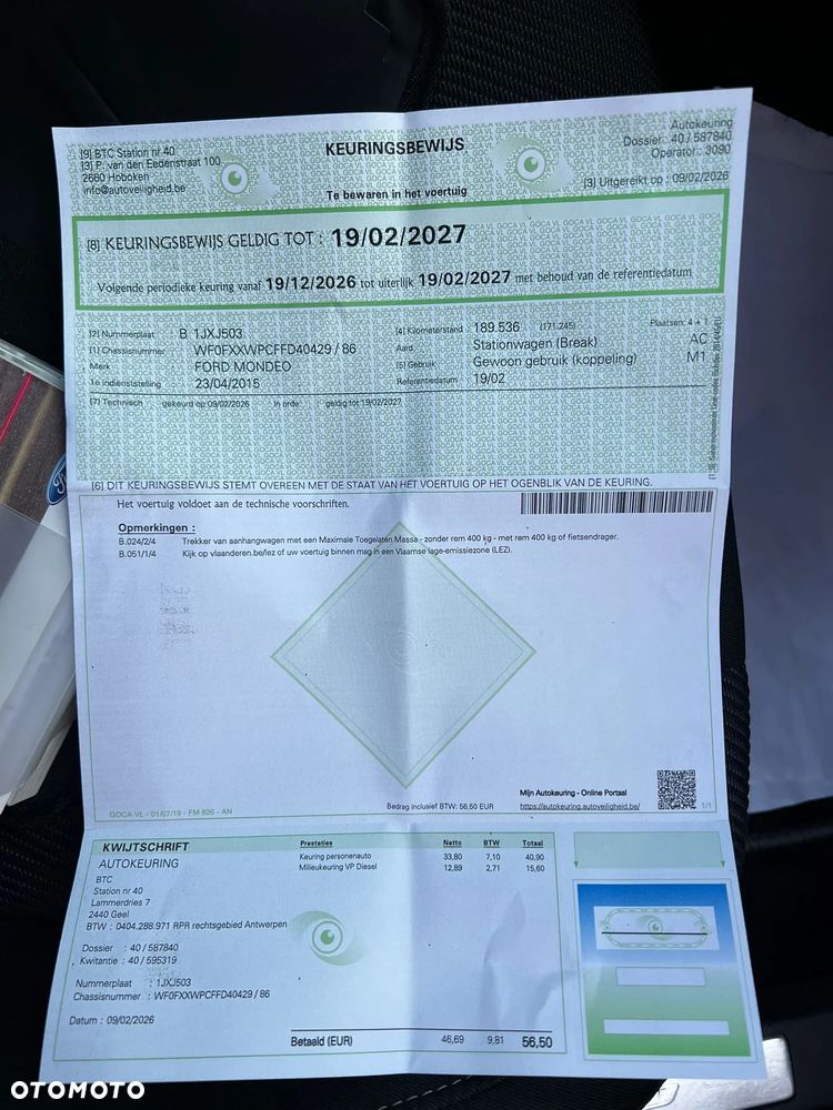 Ford Mondeo 1.6 TDCi Start-Stopp Trend - 10