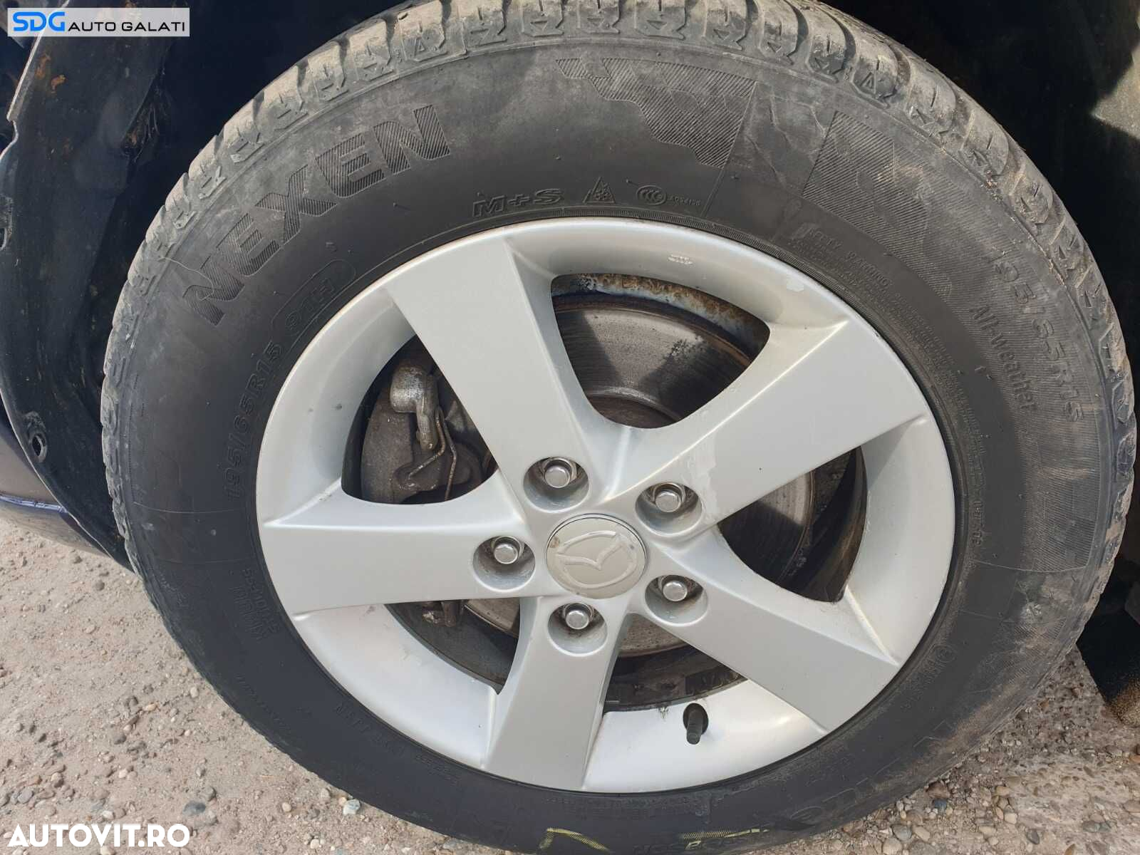 Set 4 Jante Roti Aliaj cu Anvelope Cauciucuri Iarna 195 65 15 R15 Mazda 3 2003 - 2016 [C3524] - 3