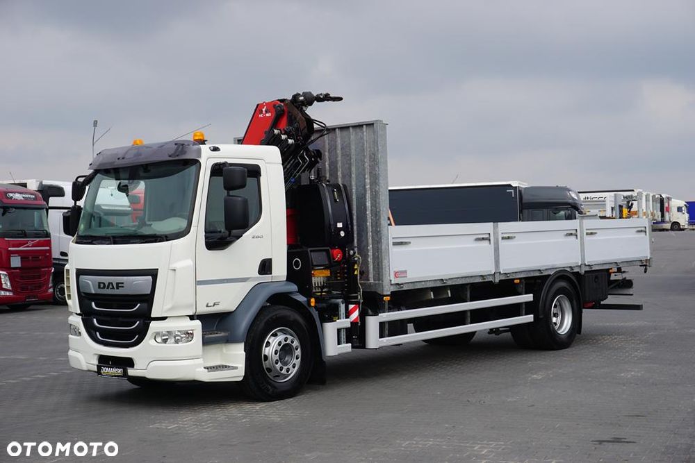 DAF LF / 260 / ACC / SKRZYNIOWY + HDS / HYVA HC-183 / PILOT / ROTATOR / WIDŁY - 2