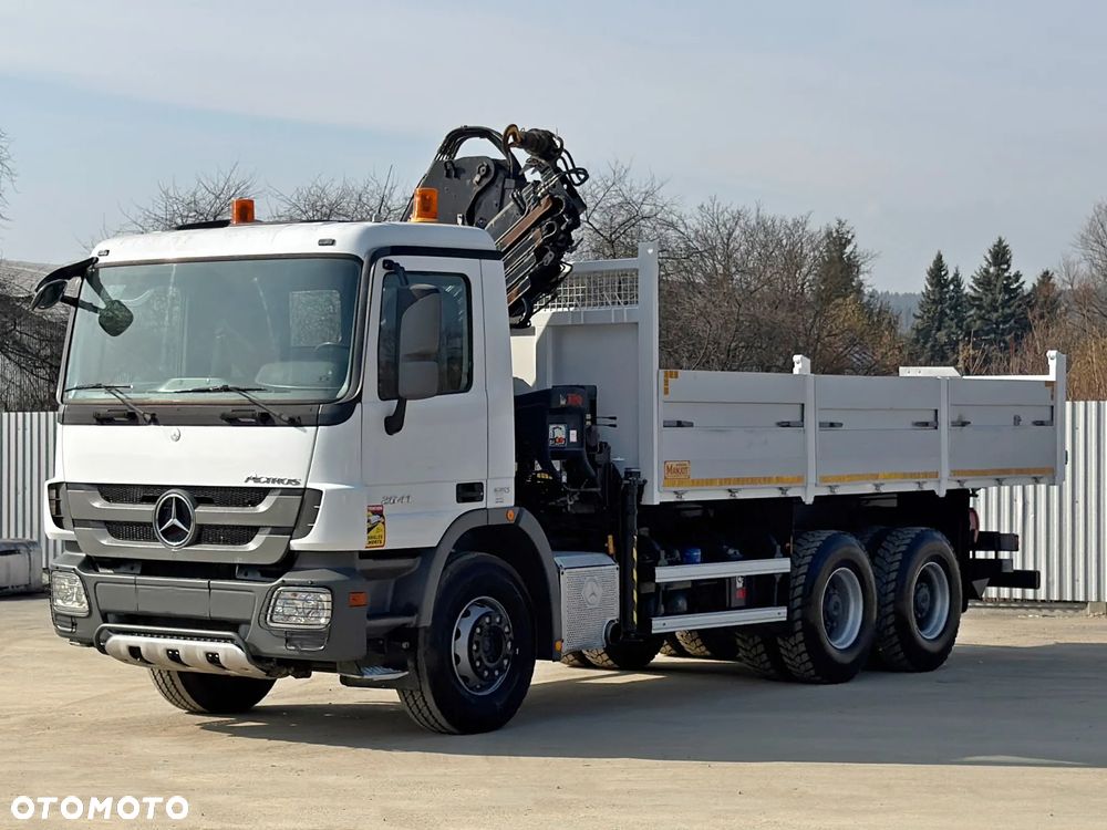 Mercedes-Benz ACTROS 2641 * WYWROTKA 6,00 m * HIAB 166 D S - 4 HIDUO + PILOT - 4