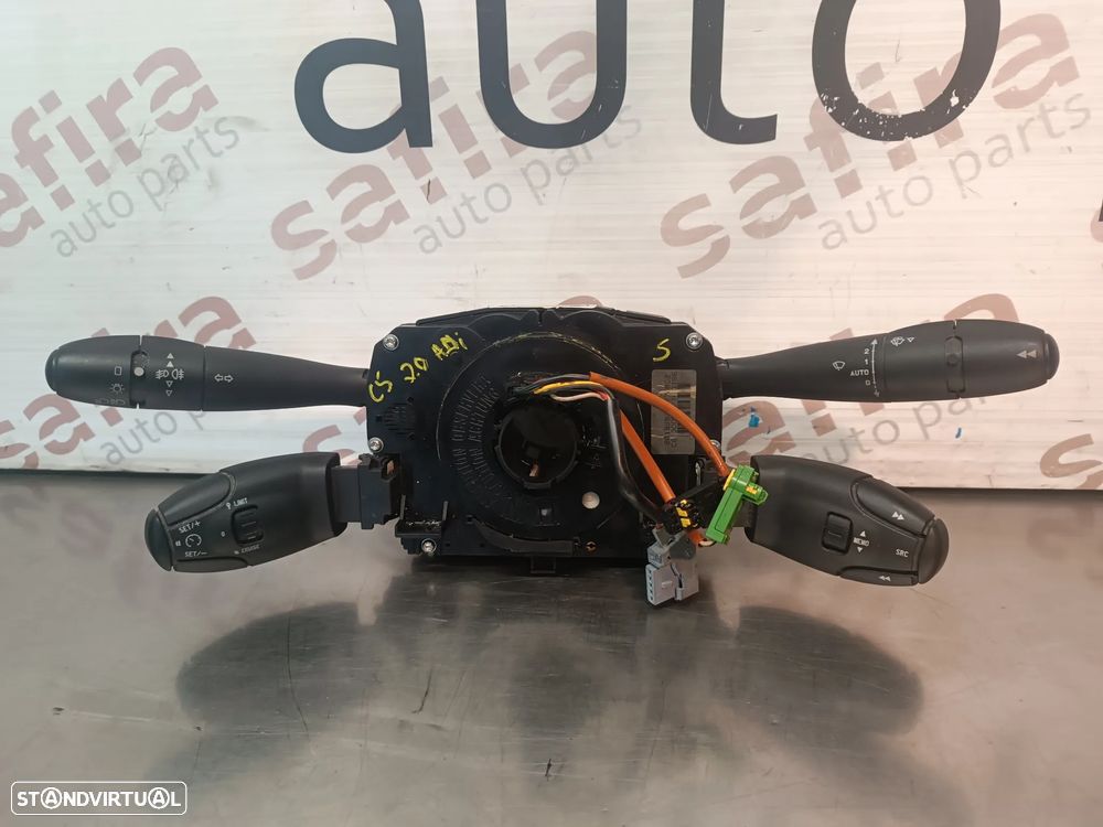 COMUTADOR LUZES / PISCAS / FITA DE AIRBAG PEUGEOT 407 / CITROEN C5 COM2003 96486272XT 1439968 - 1