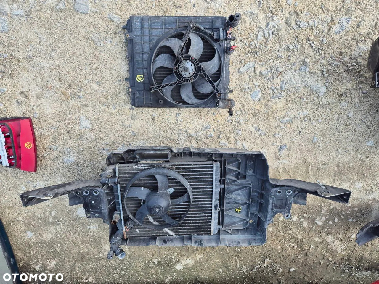 SKODA FABIA I ZDERZAK ZŁOTY ZIELONY KLAPA BŁOTNIK REFLEKTOR LAMPA PAS PRZEDNI WZMOCNIENIE - 30