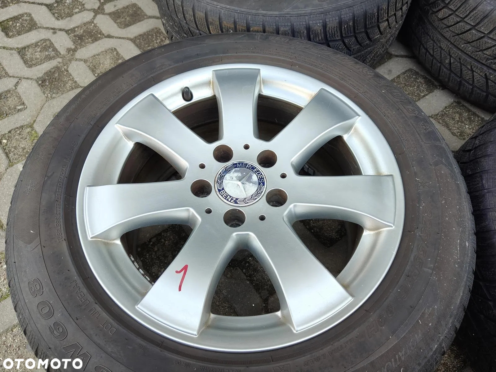 MERCEDES W211 VITO FELGI Aluminiowe Koła 16 5X112 2114013402 Opony Zima - 7