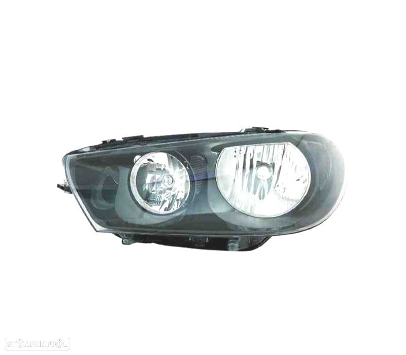 FAROL ESQ PARA VOLKSWAGEN VW SCIROCCO 08-14 FUNDO PRETO - 1